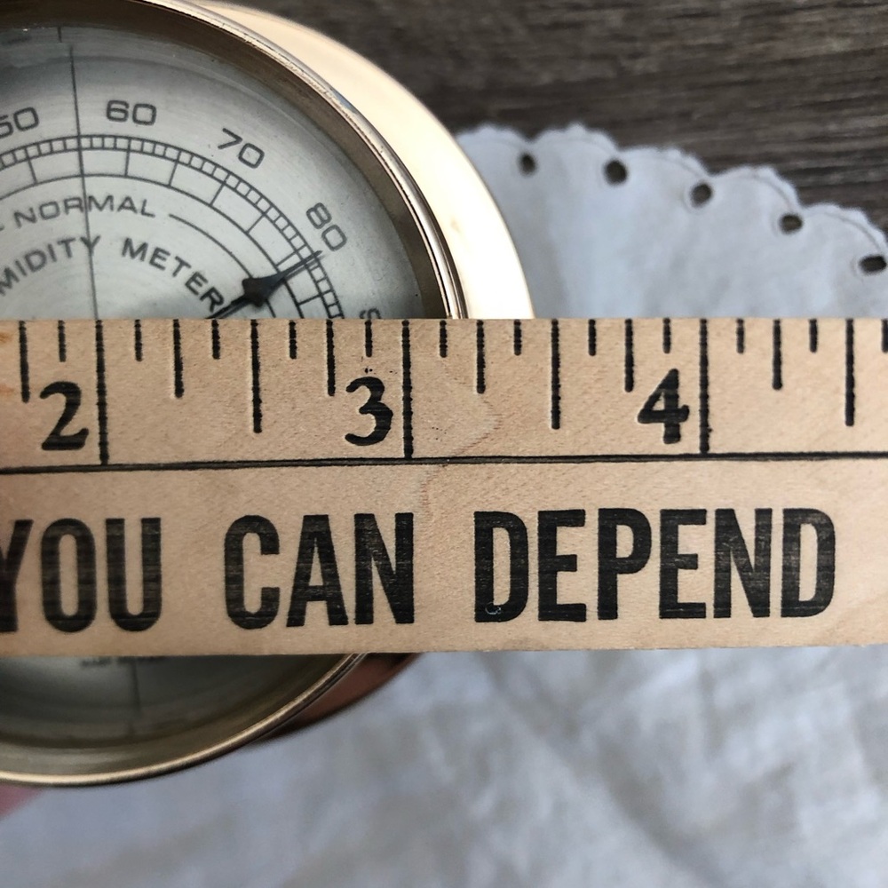Vtg Springfield Instrument Co. Humidity Meter - Picture 6 of 8